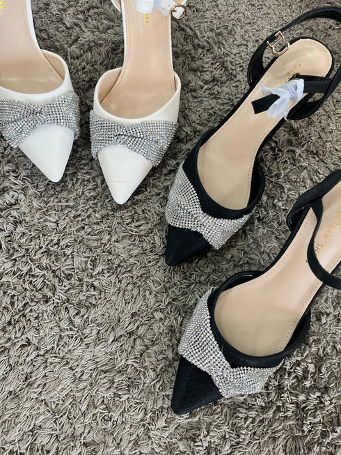 Luxury Style Rhinestone Pointed Toe Stiletto